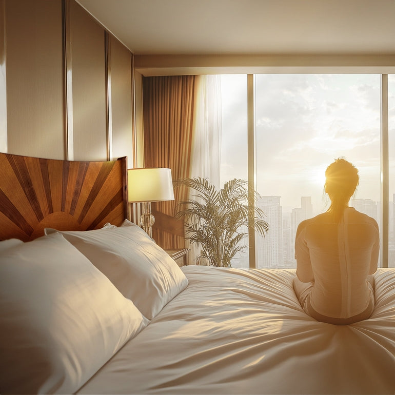 Sunset Solid Wood Bed Frame With Headboard