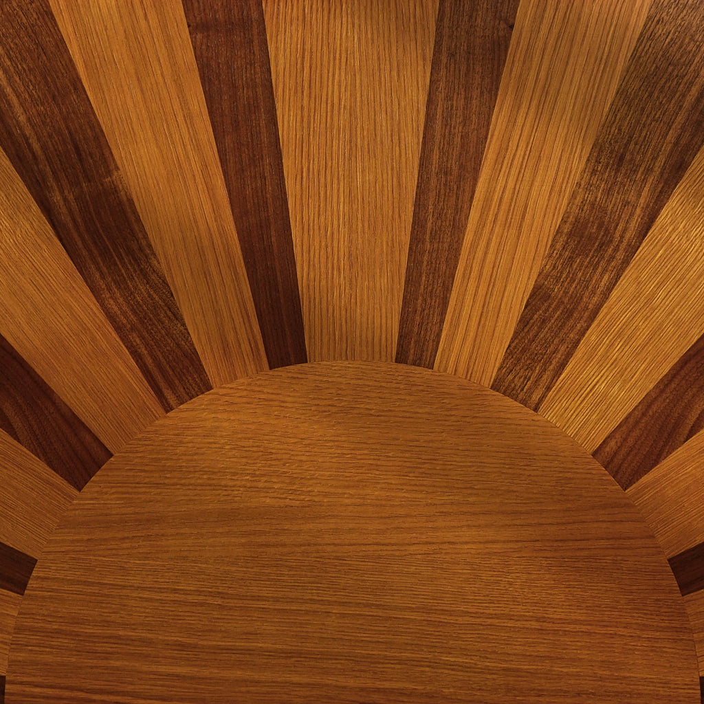 Sunset Solid Wood Bed Frame With Headboard