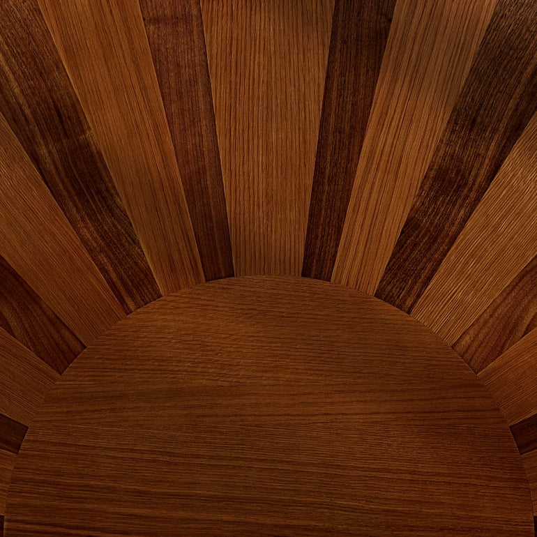 Sunset Solid Wood Bed Frame With Headboard