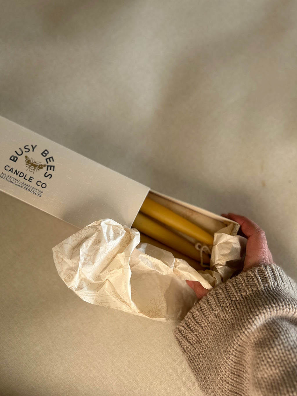 Hand Dipped 9" Taper Candles