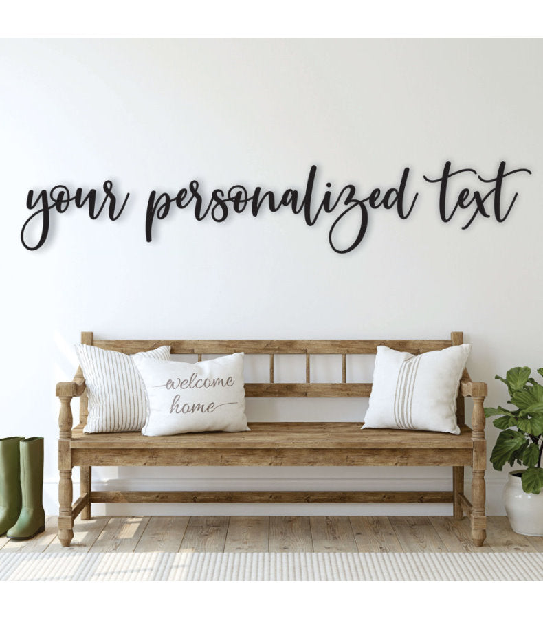 Personalized Custom Name Wood Sign in 27 Fonts