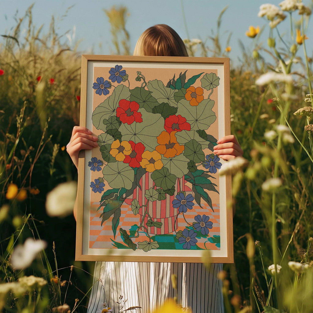 Nasturtiums Plant Art Print