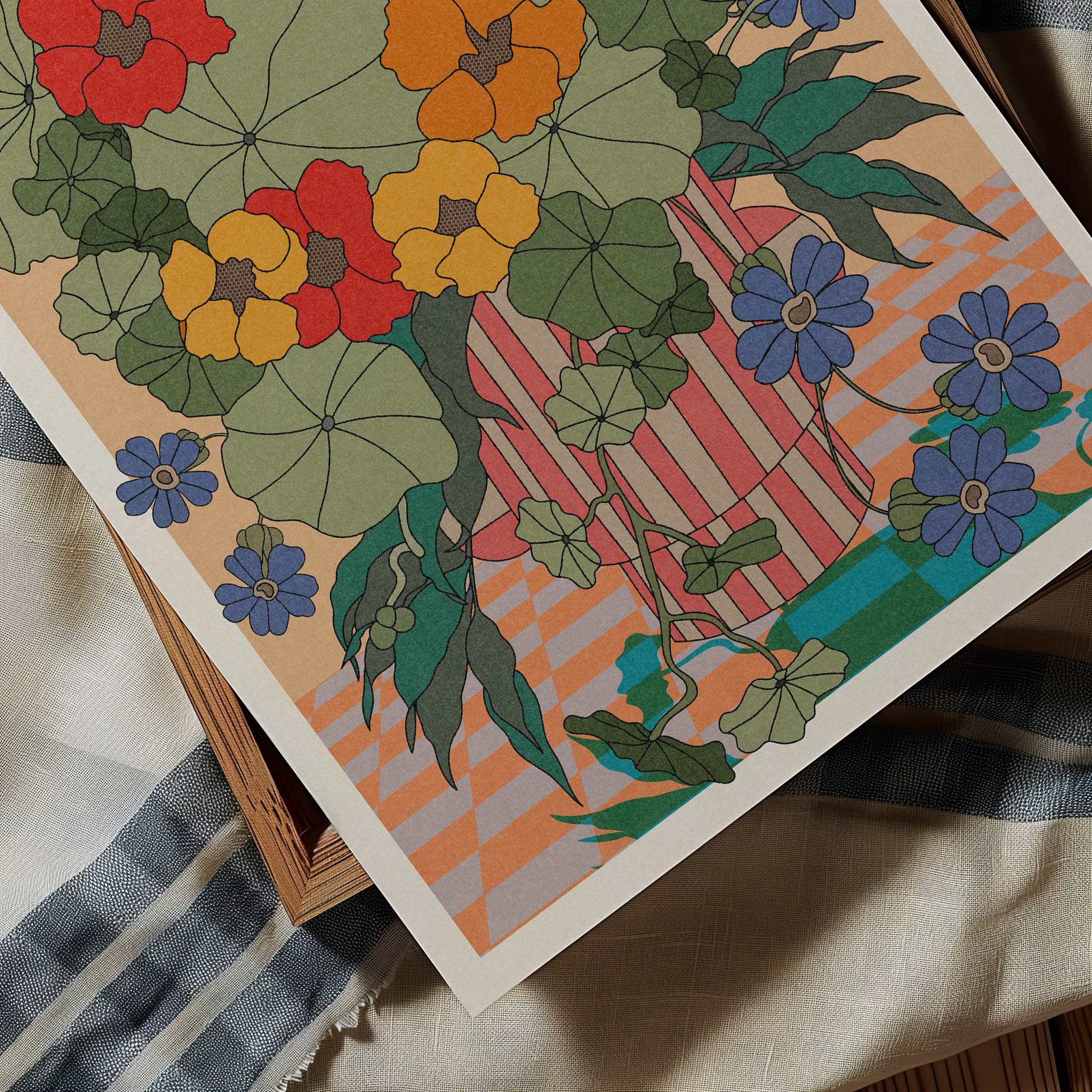 Nasturtiums Plant Art Print