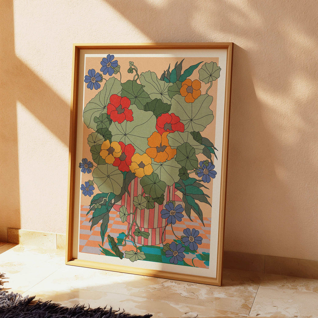 Nasturtiums Plant Art Print