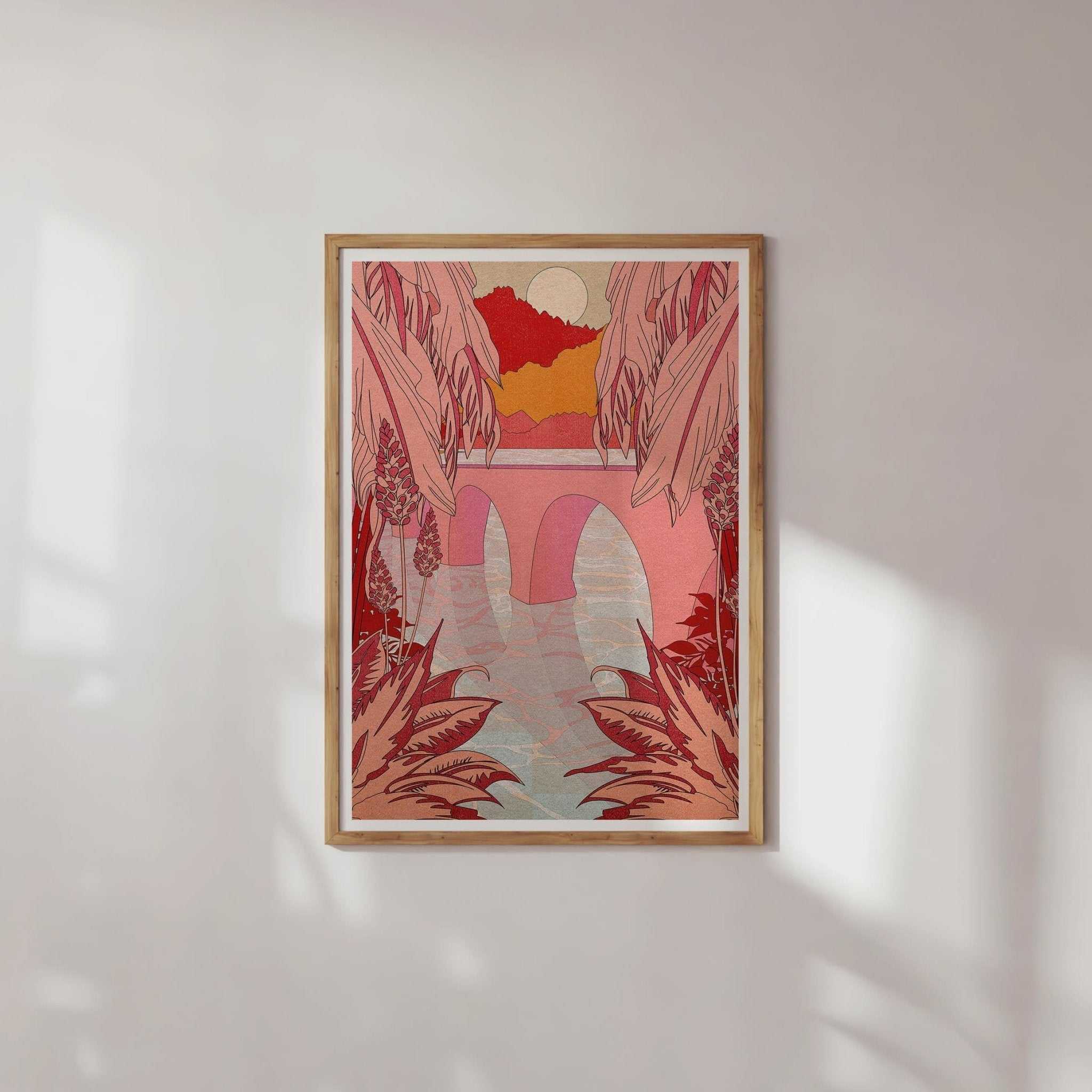 Palm Bridge art print